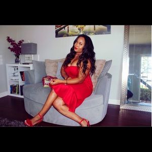 Express strapless dress